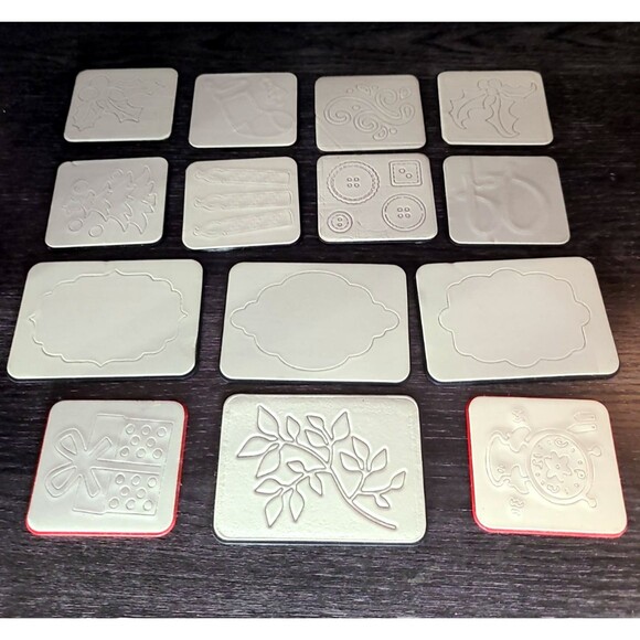 Lot Of 14 Christmas Sizzix Die Tree Xmas ScrappyCat Phrase Joy - NEXT DAY SHIP - Picture 6 of 8